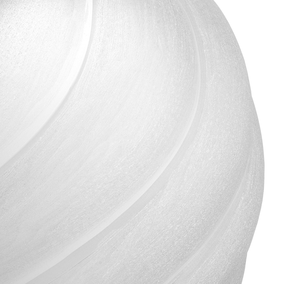 Vase Sicilia L white glass by Eichholtz