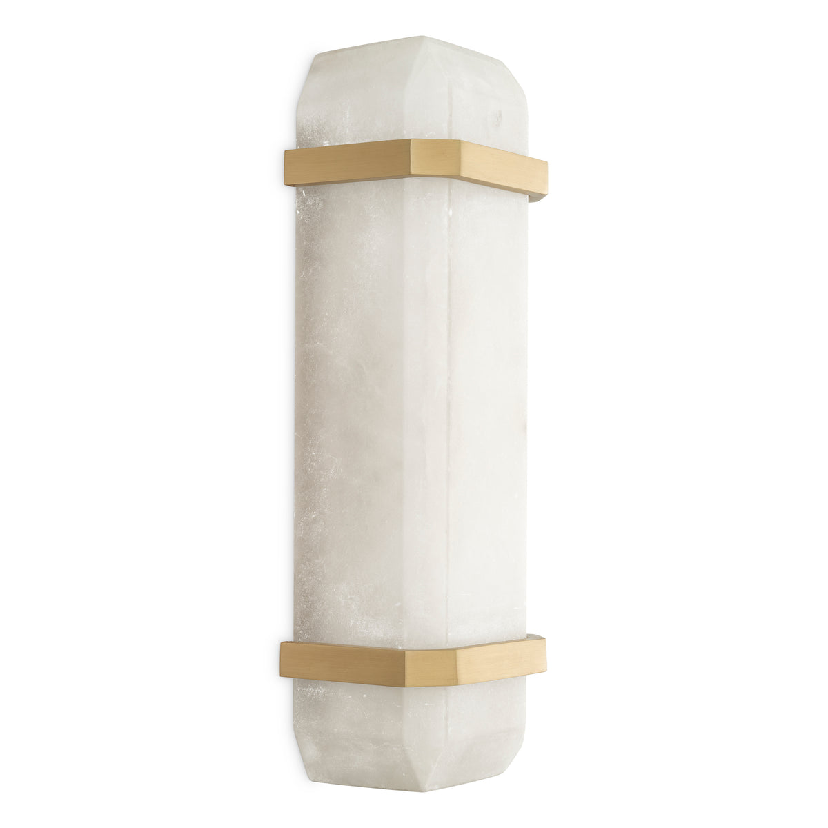 Wall Lamp Pandora alabaster antique brass finish by Eichholtz