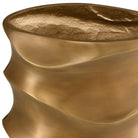 Vase Rapho vintage brass finish by Eichholtz