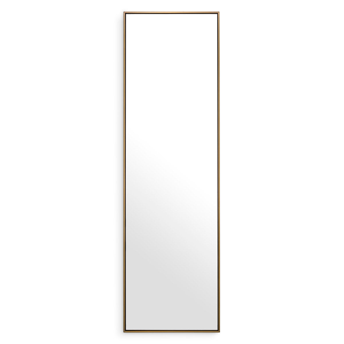 Mirror Redondo L brushed brass finish by Eichholtz