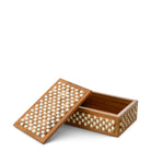 Box Cavendish S white brown beads by Eichholtz