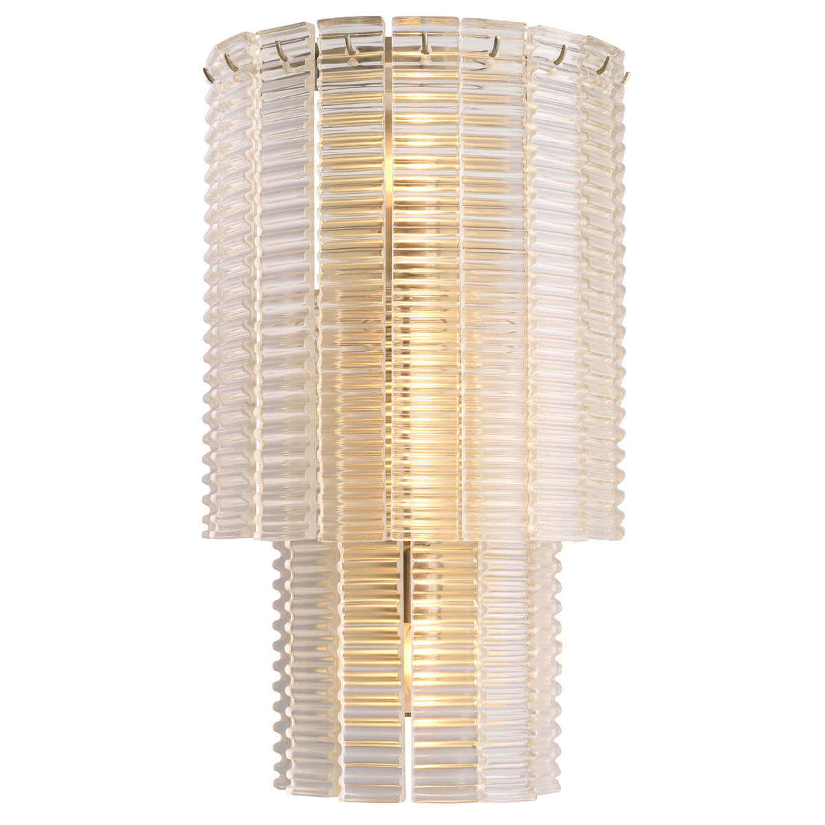 Wall Lamp Imperial brushed brass clear glass by Eichholtz