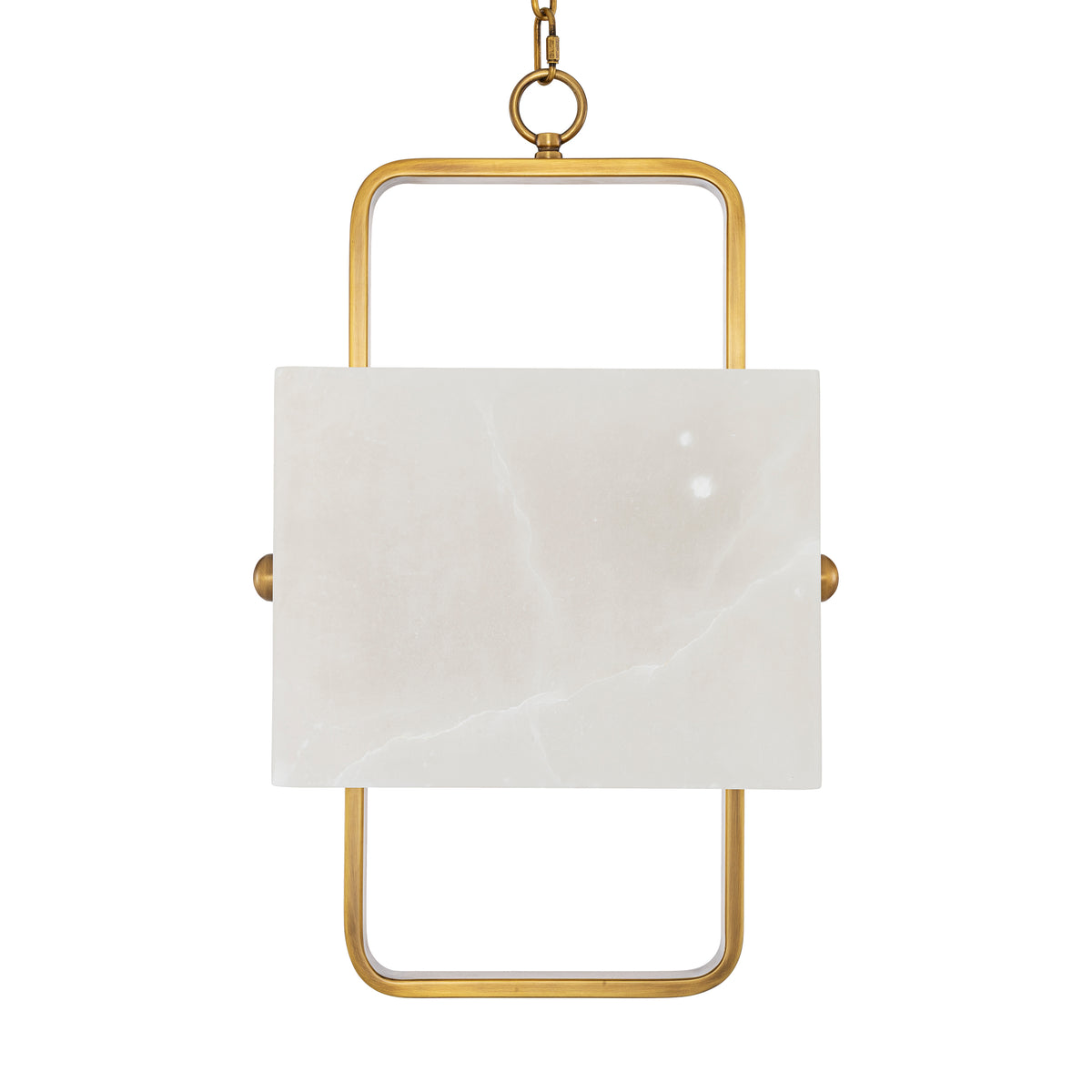 CDJ Chandelier Melbourne antique brass finish alabaster by Eichholtz