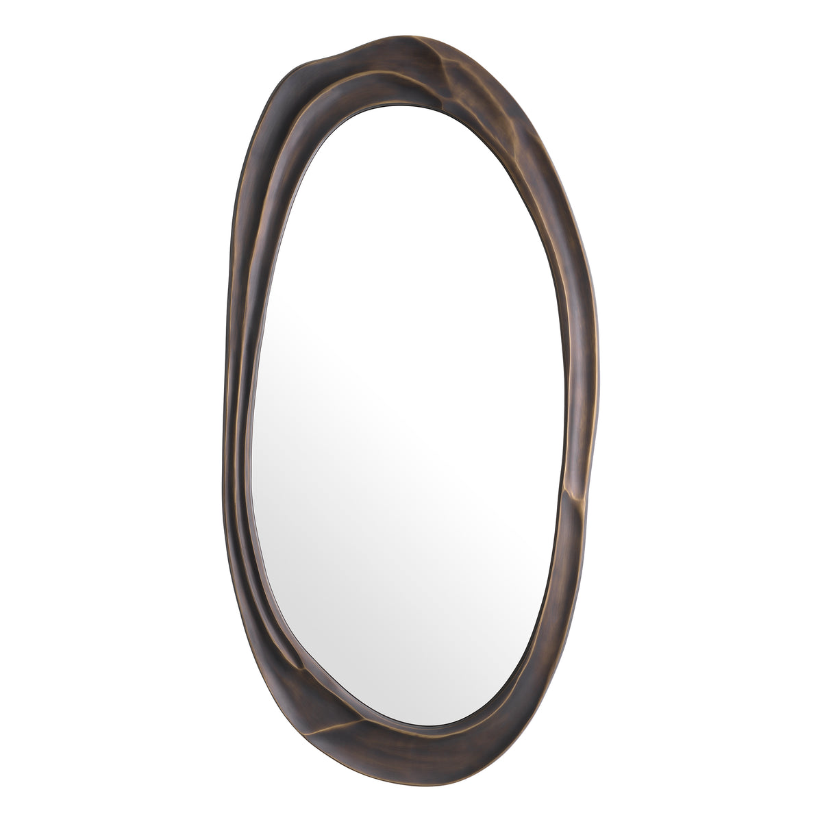 Mirror Karma L bronze highlight finish by Eichholtz