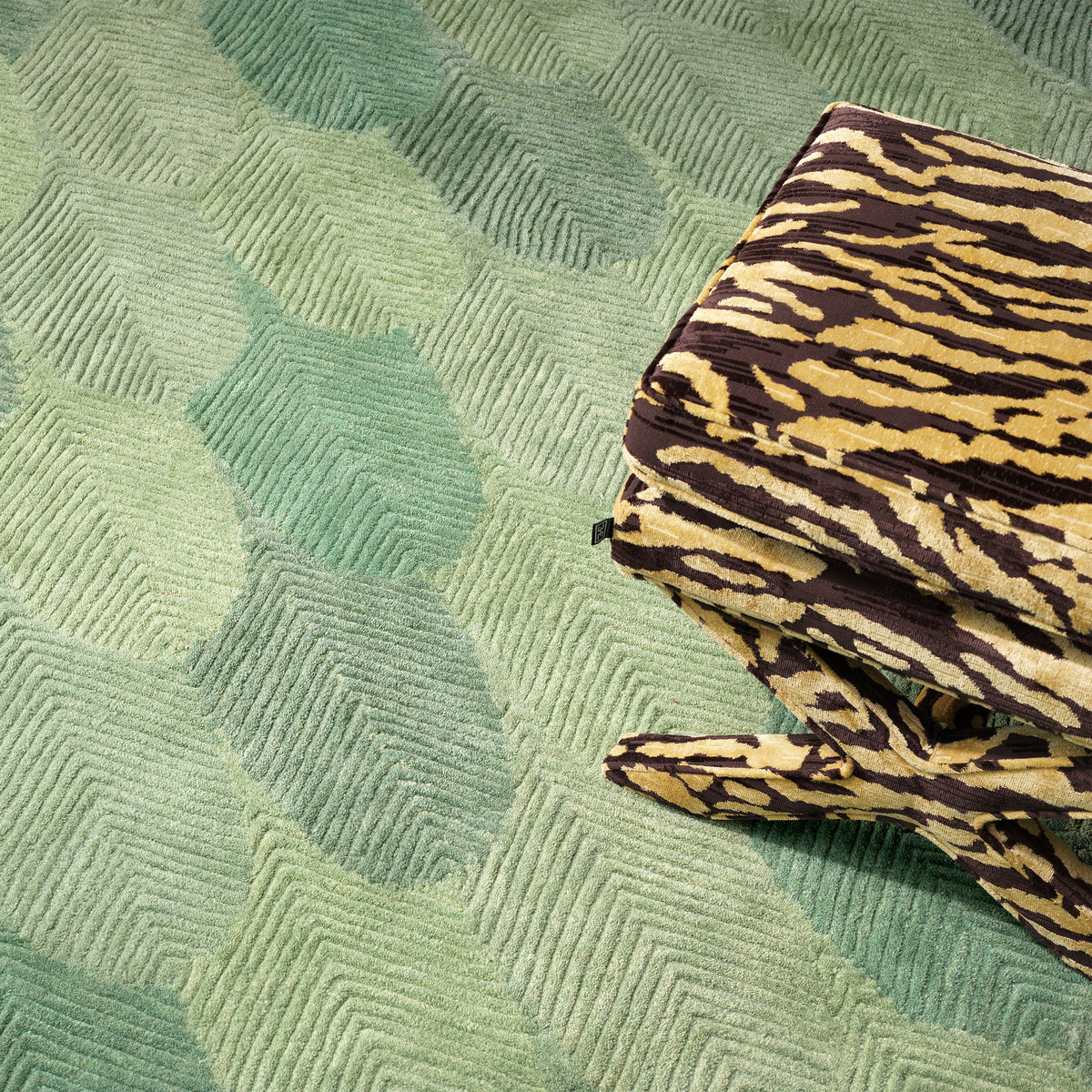 Rug Mayfield green 200 x 300 cm by Eichholtz