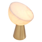 Table lamp Chamonix antique brass finish alabaster by Eichholtz