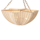 Chandelier Los Palmos natural rattan by Eichholtz