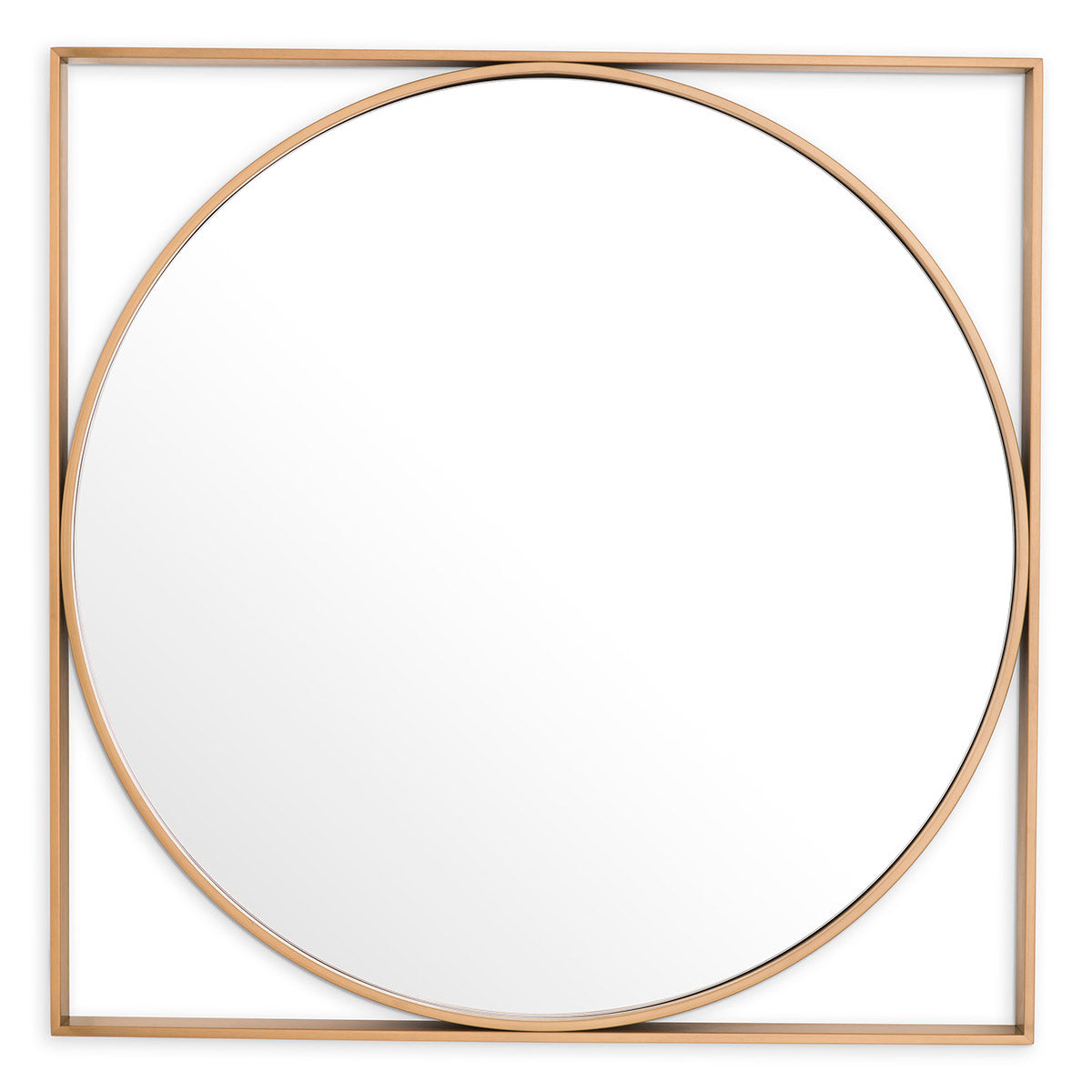 Mirror Montauk brushed brass finish by Eichholtz