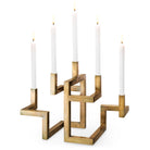 Candle Holder Skyline vintage brass finish by Eichholtz
