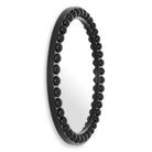 Mirror Kenton round classic black finish by Eichholtz