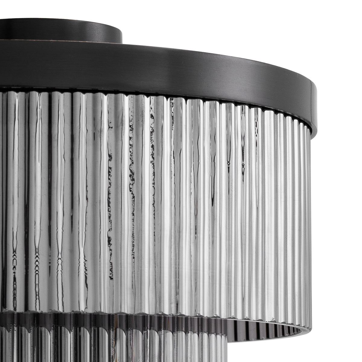 CDJ Wall Lamp Andromeda bronze highlight finish smoke glass by Eichholtz