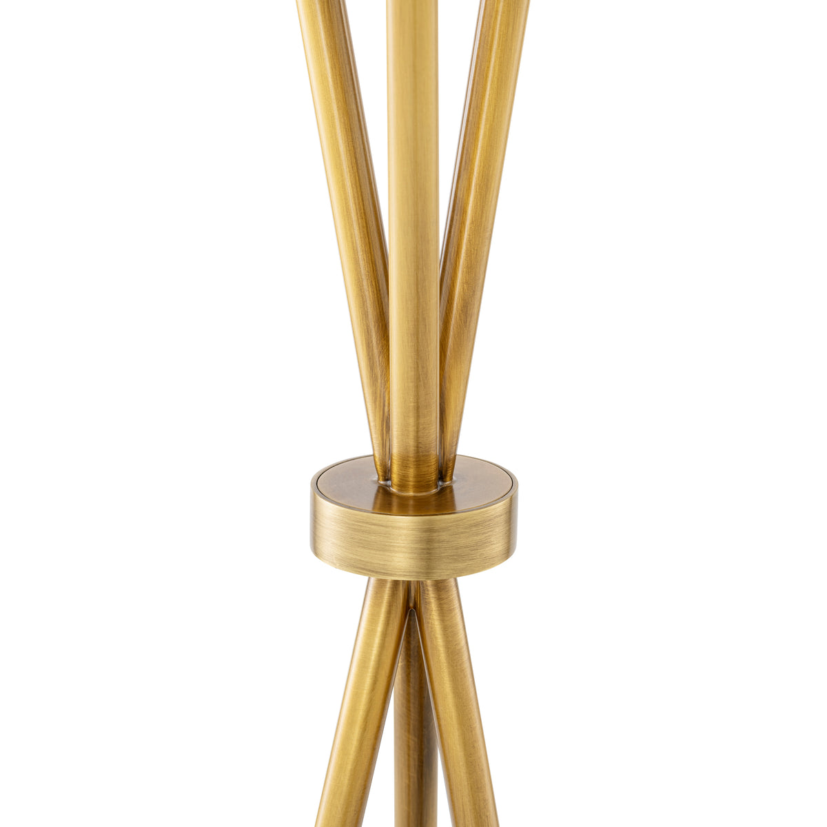 CDJ Table Lamp Izzy antique brass finish alabaster by Eichholtz
