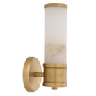 Wall Lamp Claridges Single antique brass finish alabaster by Eichholtz