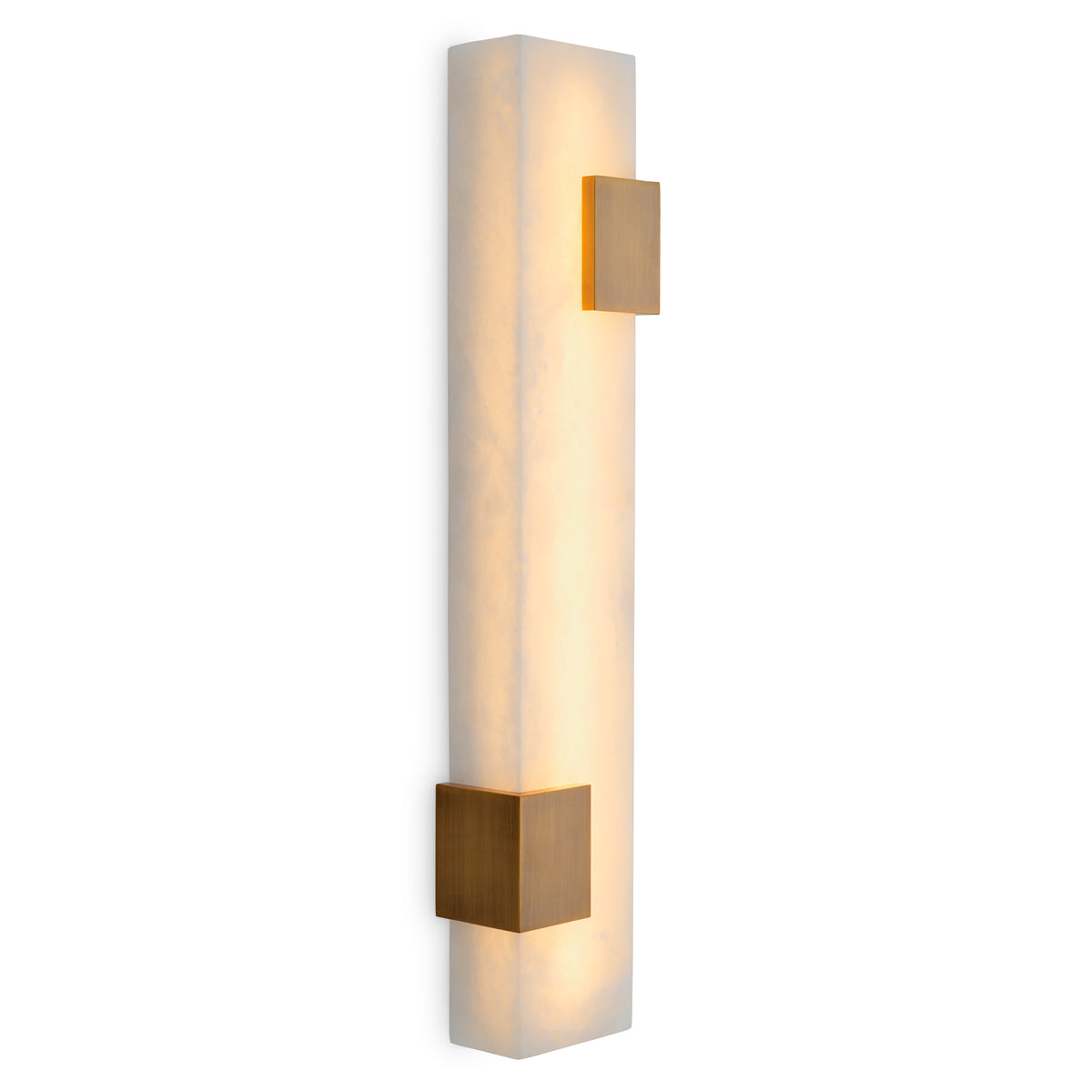Wall Lamp Furore antique brass finish alabaster by Eichholtz
