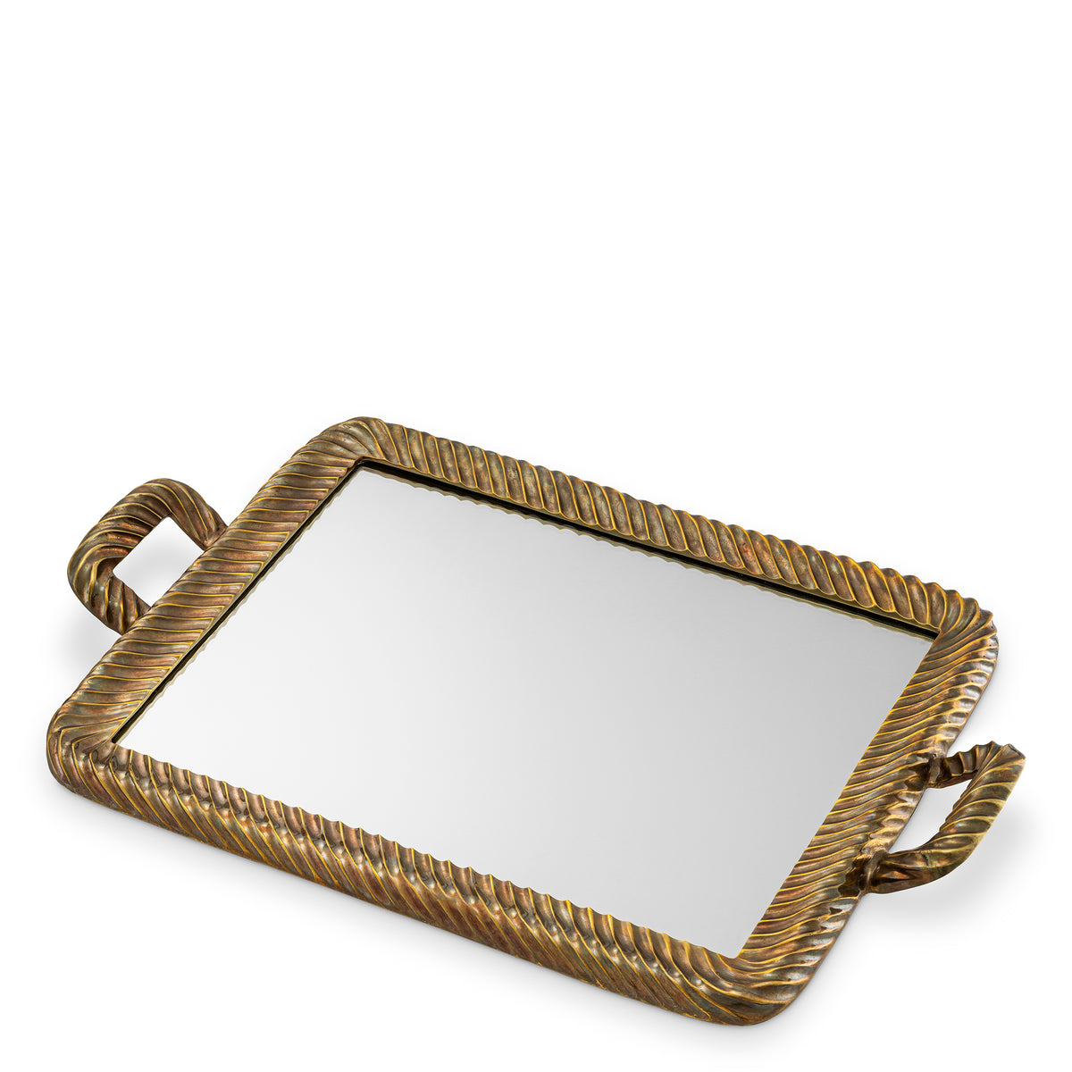Tray Montmartre vintage brass finish by Eichholtz