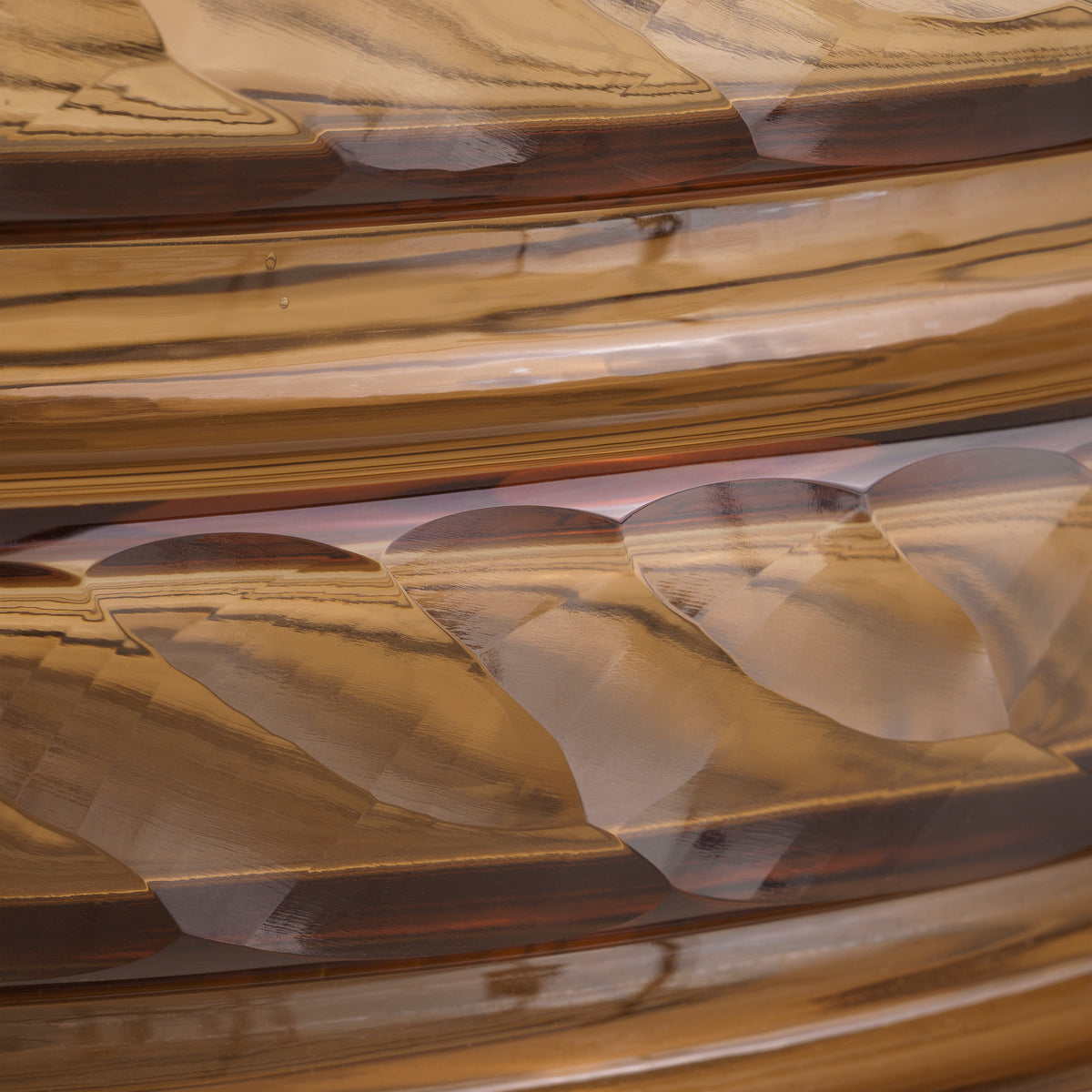 Bowl Loxley copper glass by Eichholtz