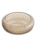 Bowl Tarano matte sand color glass by Eichholtz