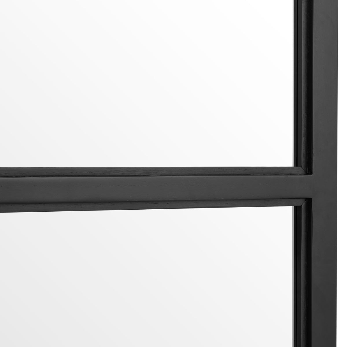 Folding Screen Jacques classic black finish antique mirror glass by Eichholtz