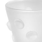 Vase Evander frosted white glass by Eichholtz