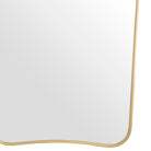 Mirror Vivienne L brushed brass finish by Eichholtz