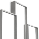 Mirror Novella brushed steel finish by Eichholtz