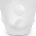 Vase Evander frosted white glass by Eichholtz