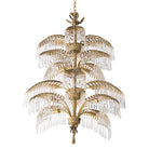 Chandelier Hildebrandt XL vintage brass finish by Eichholtz