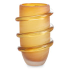 Vase Eliano S frosted amber glass by Eichholtz