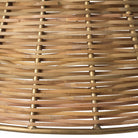 Pendant Kon Tiki vintage brass finish natural rattan by Eichholtz