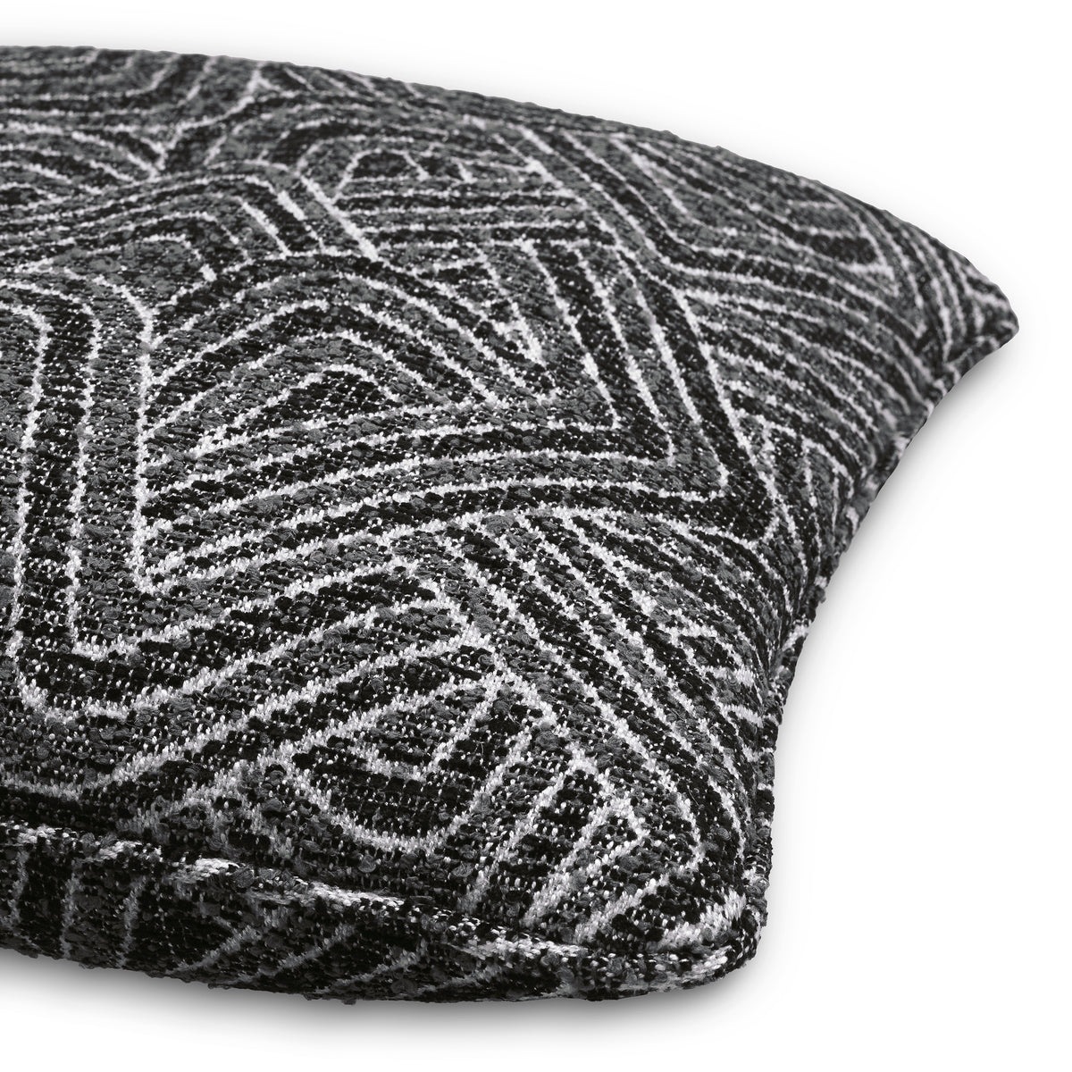 Cushion Camari L black by Eichholtz