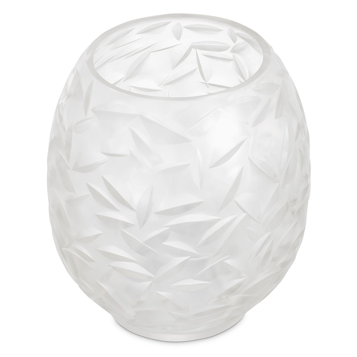 Vase Hadleigh clear color glass by Eichholtz
