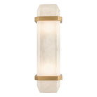 Wall Lamp Pandora alabaster antique brass finish by Eichholtz