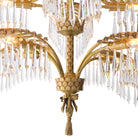 Chandelier Hildebrandt XL vintage brass finish by Eichholtz