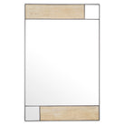 Mirror Cosimo travertine bronze finish by Eichholtz