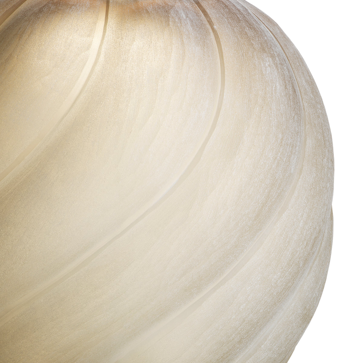 Vase Sicilia L light brown glass by Eichholtz