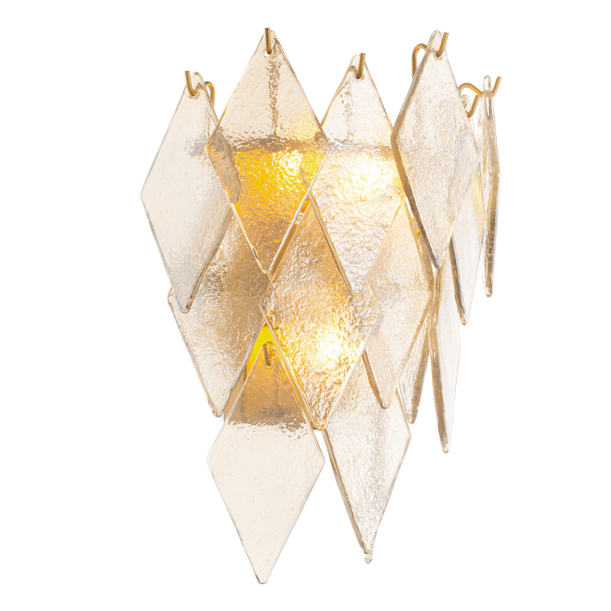 Wall Lamp Rhombus antique brass finish by Eichholtz