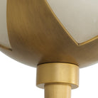 CDJ Wall Lamp Alesa Single antique brass finish alabaster by Eichholtz