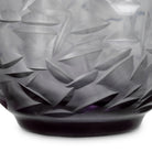 Vase Hadleigh grey color glass by Eichholtz