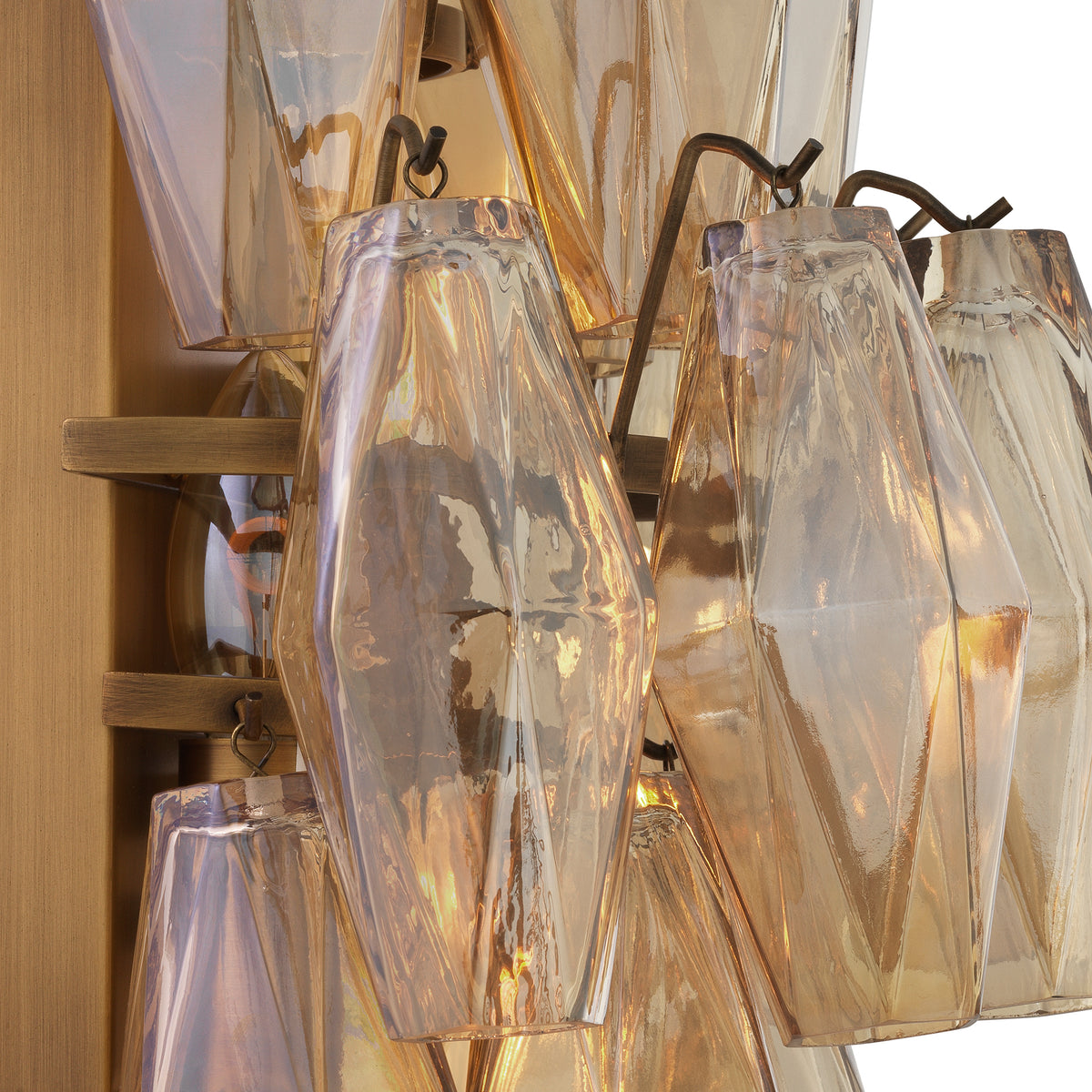 Wall Lamp Benini antique brass finish by Eichholtz