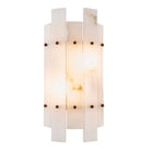 Wall Lamp Ruby antique brass finish alabaster by Eichholtz