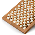 Box Cavendish S white brown beads by Eichholtz