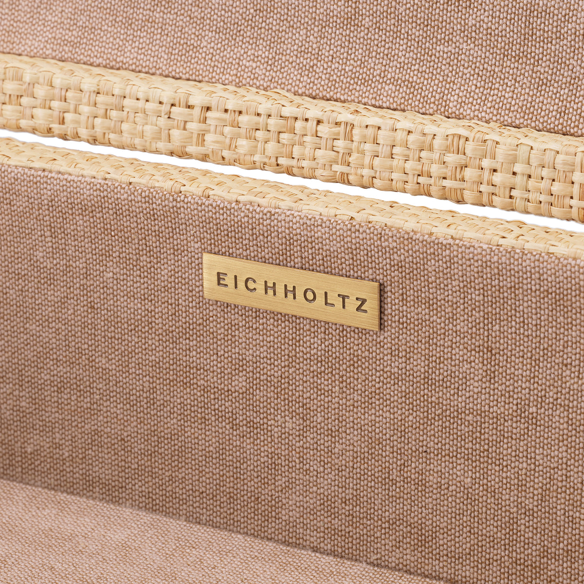 Box Cadiz S natural raffia by Eichholtz