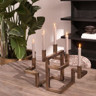 Candle Holder Skyline vintage brass finish by Eichholtz