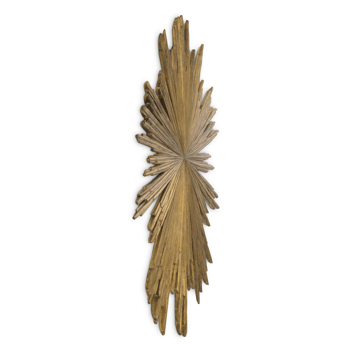 Wall Object Sunburst antique gold finish by Eichholtz