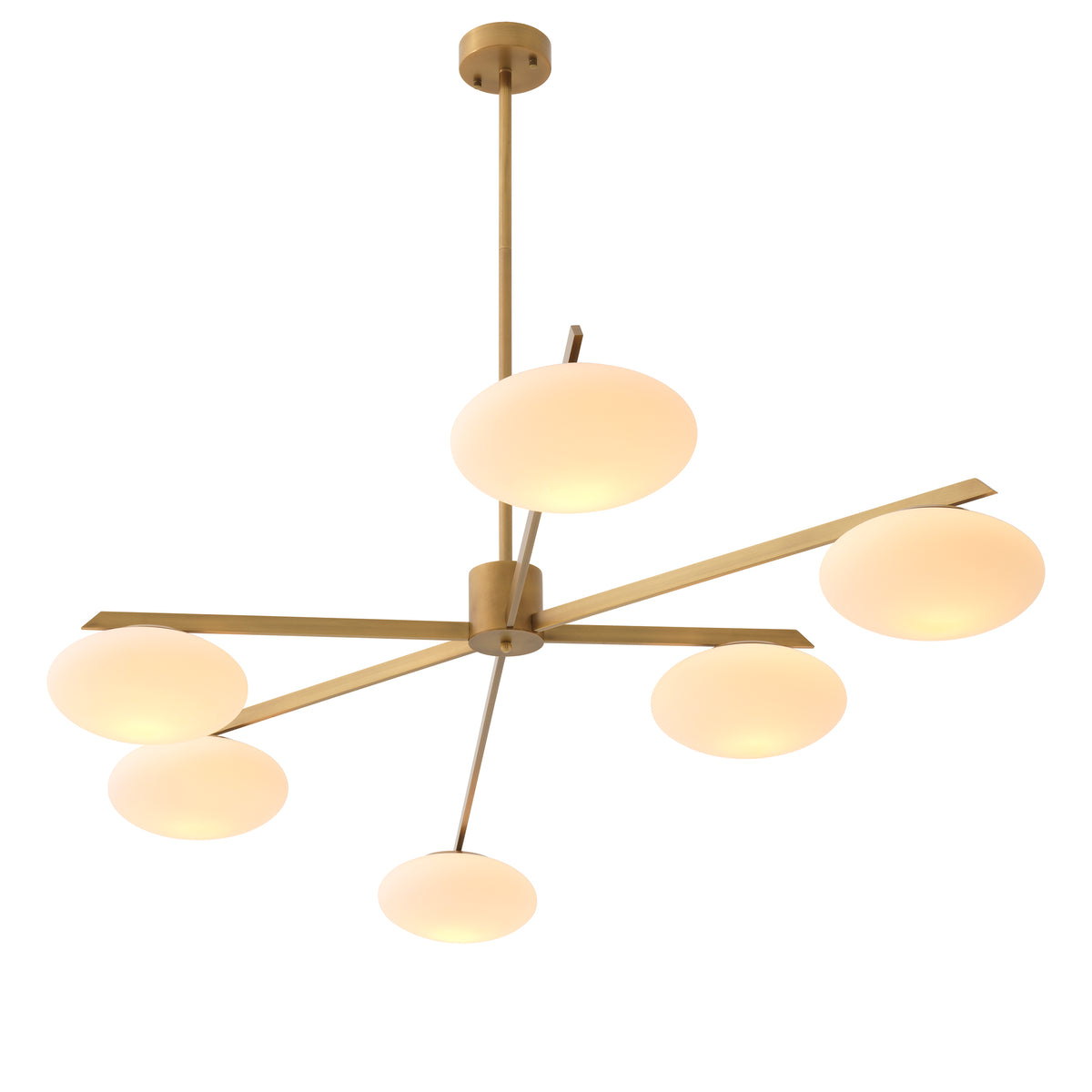 Chandelier Evergreen L antique brass finish by Eichholtz