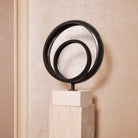 Object Elena bronze highlight finish travertine by Eichholtz