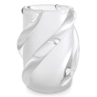 Vase Celestino S frosted white glass by Eichholtz
