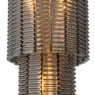 Chandelier Imperial S brushed brass finish smoke glass by Eichholtz