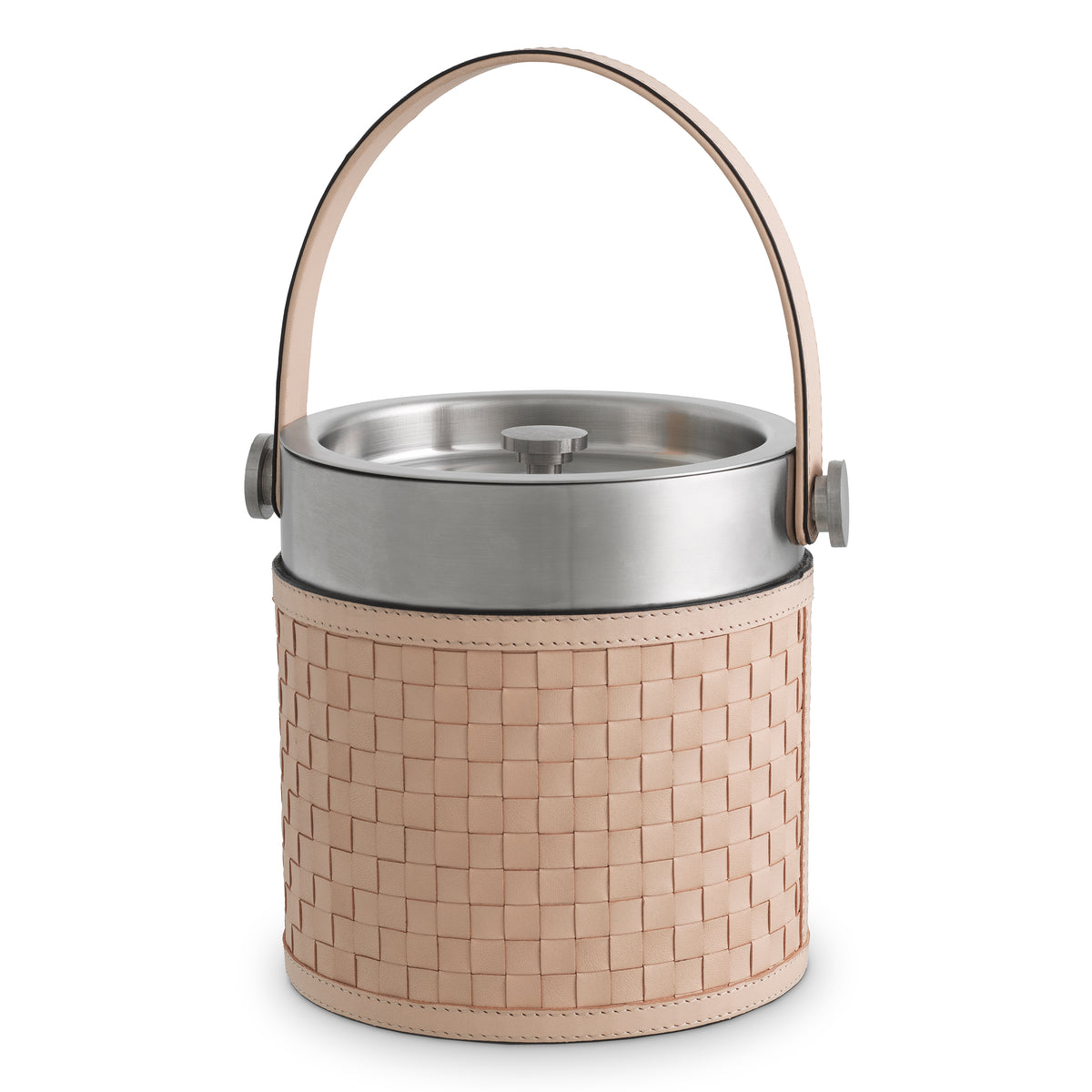 Bar Set Sintra tan leather set of 3 by Eichholtz