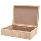 Box Cadiz L natural raffia by Eichholtz